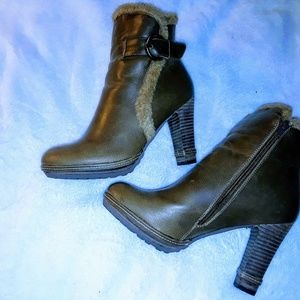 Brown ankle boots